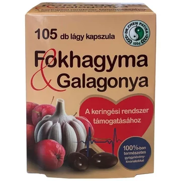 Dr. Chen Fokhagyma és Galagonya kapszula 105db